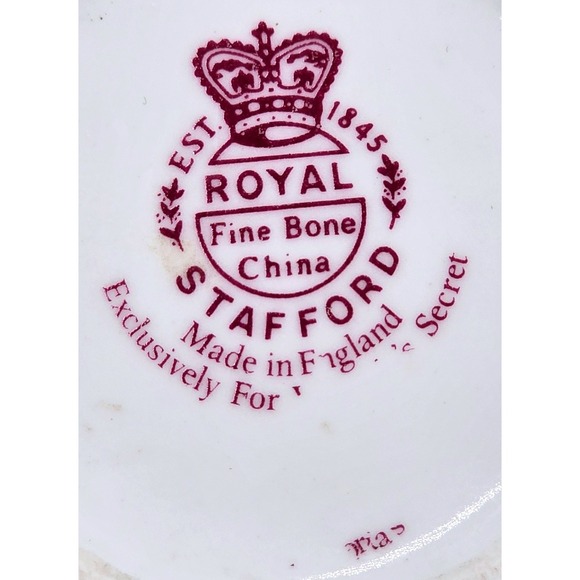 Royal Stafford Fine Bone China Shell Soap Dish Floral Victorias Secret Exclusive - Picture 6 of 7